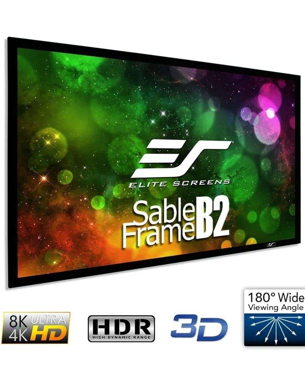 Elite Screens Sable Frame B2,100- 150-inch Diag. 16:9 - Image 4
