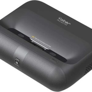 Yaber K300s Triple Laser Projector - Ultra Short Throw Smart Projector with WIFI and Bluetooth, Built_in Google TV & 30W JBL Speaker丨4K Support, Dolby Vision, 150% NTSC Color