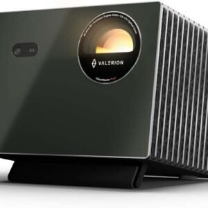 Valerion Vision Master Pro 2 Triple Laser Projector 4K,15000:1 Contrast, 0.9-1.5x Optical Zoom, 2X Multitasking Power, IMAX, HDR10+, GTV, 4ms Lag-Free Gaming, 3000 ISO Lumens, Google Home
